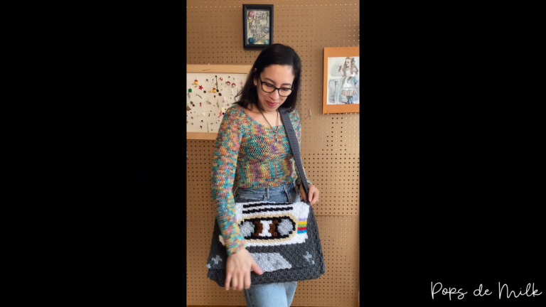 Crochet Cassette Tape Bag Pattern for Fashionable Looks