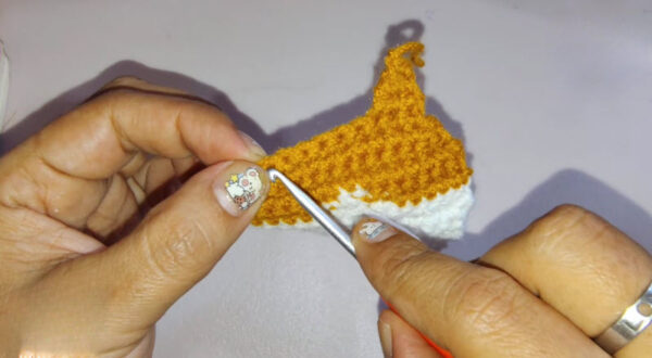 Crochet Cat Pouch Keychain Amigurumi Pattern for bags 
