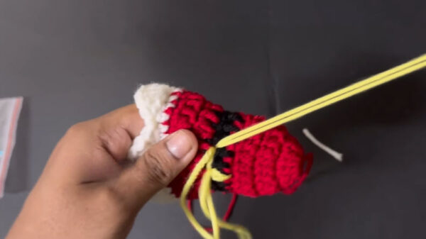 Crochet Christmas Bell Pattern with Holiday Motifs