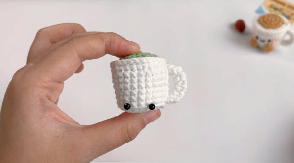 Crochet Coffee Cup Amigurumi Pattern for Decorative Fun