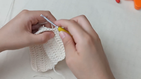 Transitioning Into the Shell-Stitch Section