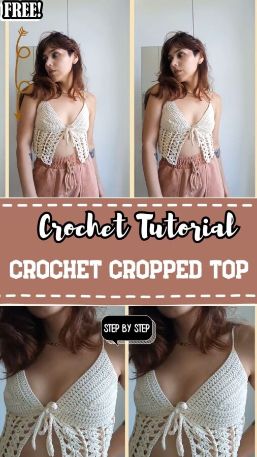 Crochet Cropped Top Pattern for Warm Days