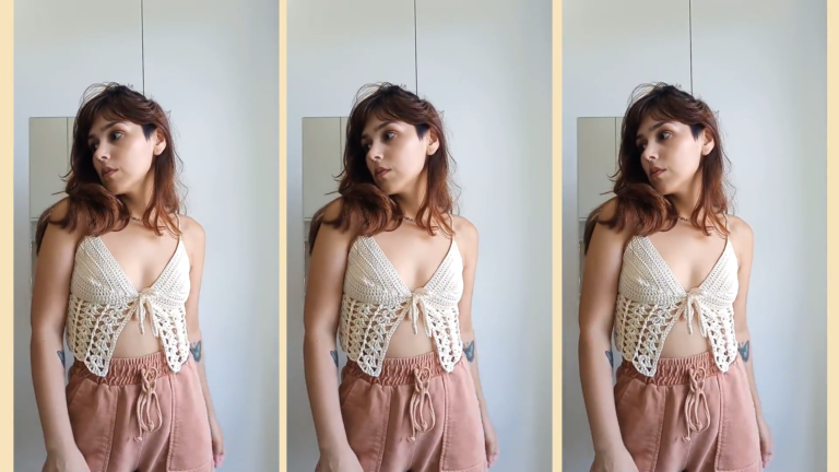 Crochet Cropped Top Pattern for Warm Days
