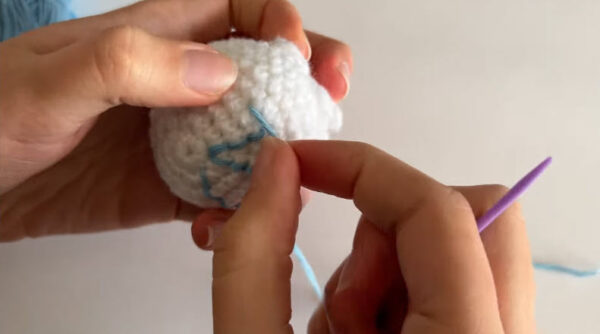 Crochet Jellyfish Keychain Amigurumi Pattern Toy