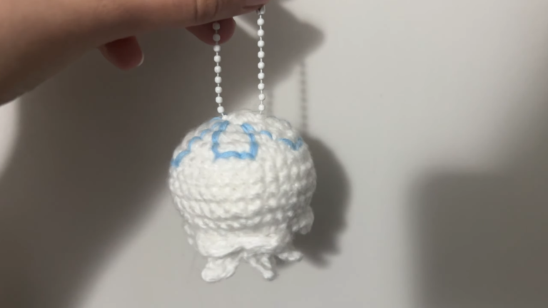 Crochet Jellyfish Keychain Amigurumi Pattern Toy
