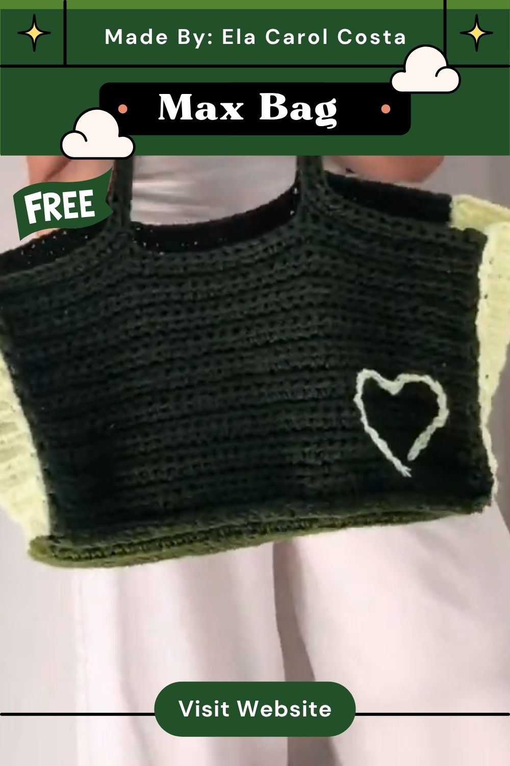 Crochet Max Bag Pattern for Everyday Use