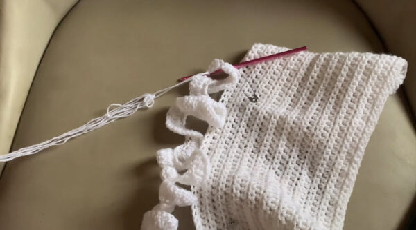 Crochet Ruffle Beaded Top Pattern for Modern Fashion Lovers
