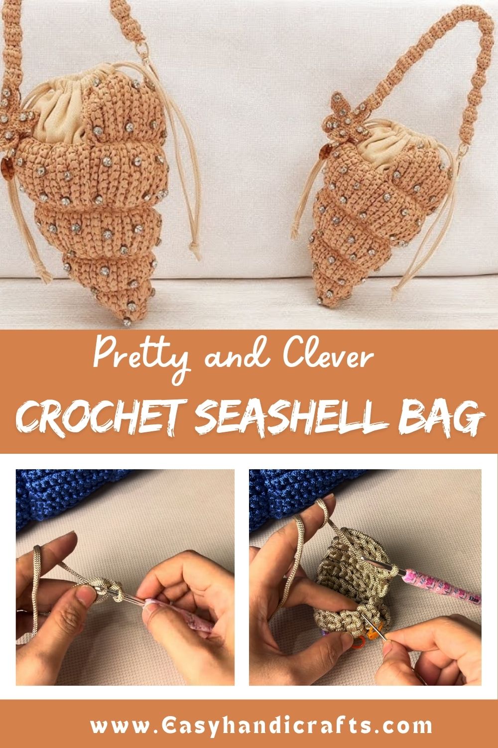 Crochet Seashell Bag Pattern for Beach Days
