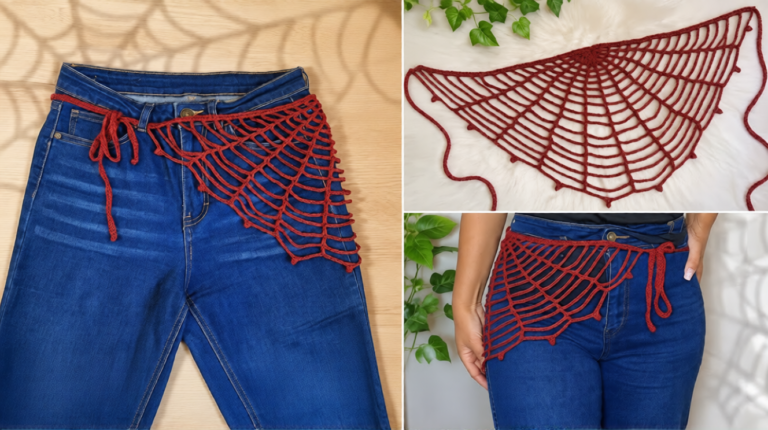 Crochet Spiderman Bandana Pattern for Kids