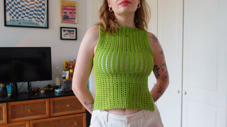 Free Crochet Tank Top Pattern for Summer Wear
