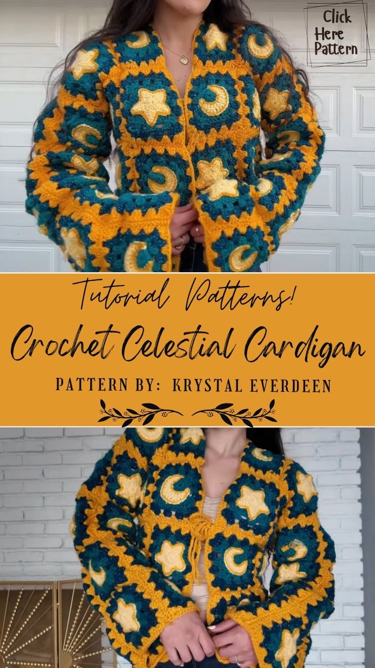 Dreamy Crochet Celestial Cardigan Pattern for Layers