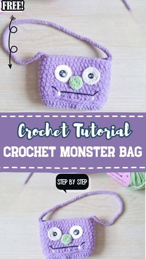  Elegant Crochet Monster Bag Pattern for Kids