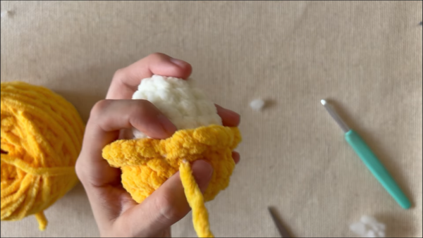 Free Crochet Banana Keychain Amigurumi Pattern
