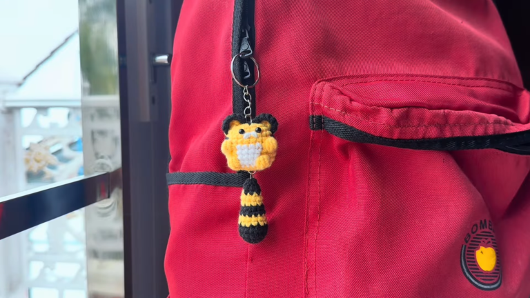 Free Crochet Tiger Keychain Amigurumi Pattern for Everyday Use