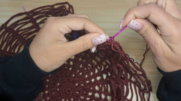 How to Crochet Spiderweb Blouse Pattern Step by Step