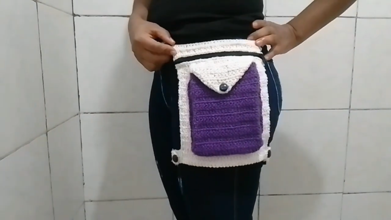 Waist Crochet Leg Pouch Pattern Perfect for Festivals