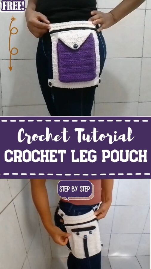 Waist Crochet Leg Pouch Perfect Pattern for Festivals