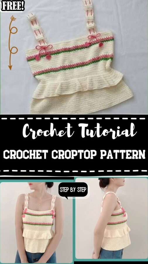 free Crochet croptop Pattern for Summer