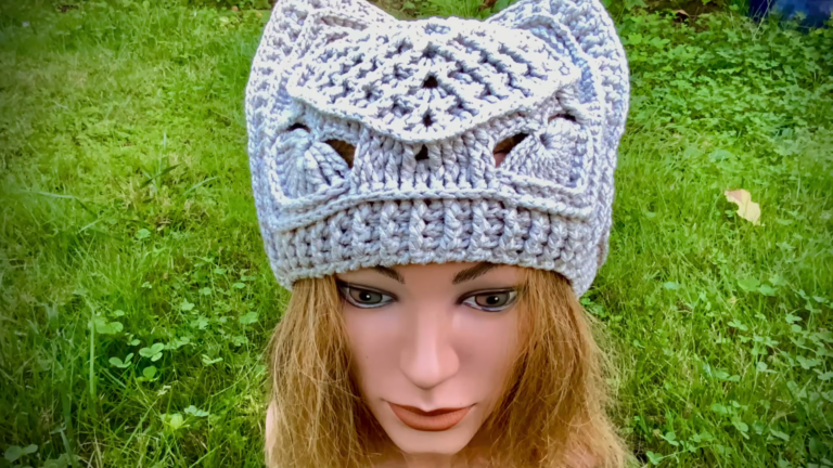 Colorful Crochet Granny Square Hat Pattern for Looks