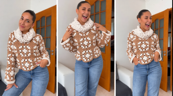 Crochet Granny Square Sweater Pattern for a Cozy Look