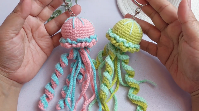 Crochet Jellyfish Keychain Amigurumi Pattern Worth Making