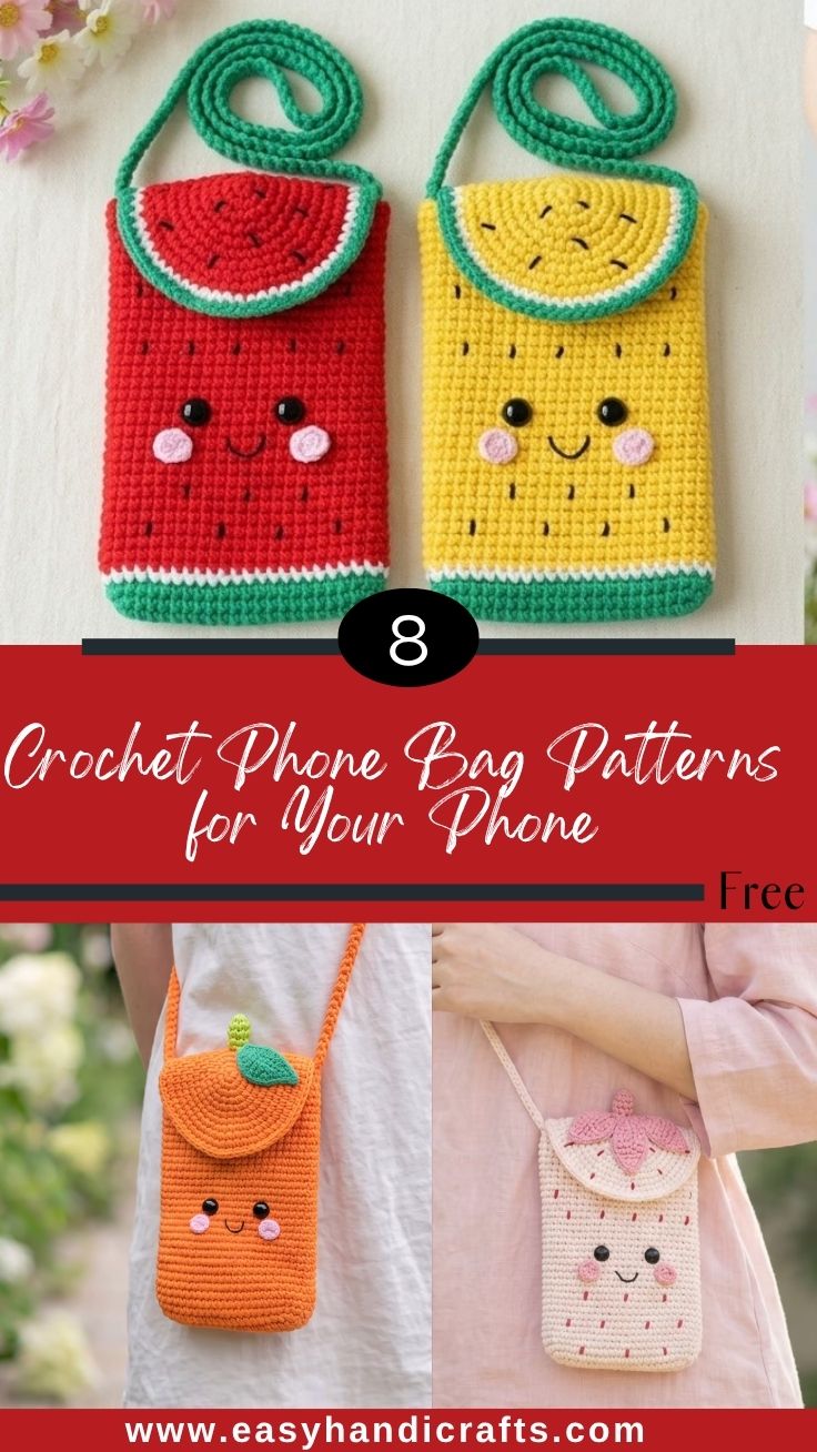 Free Crochet Phone Bag Patterns for Your Phone to Try