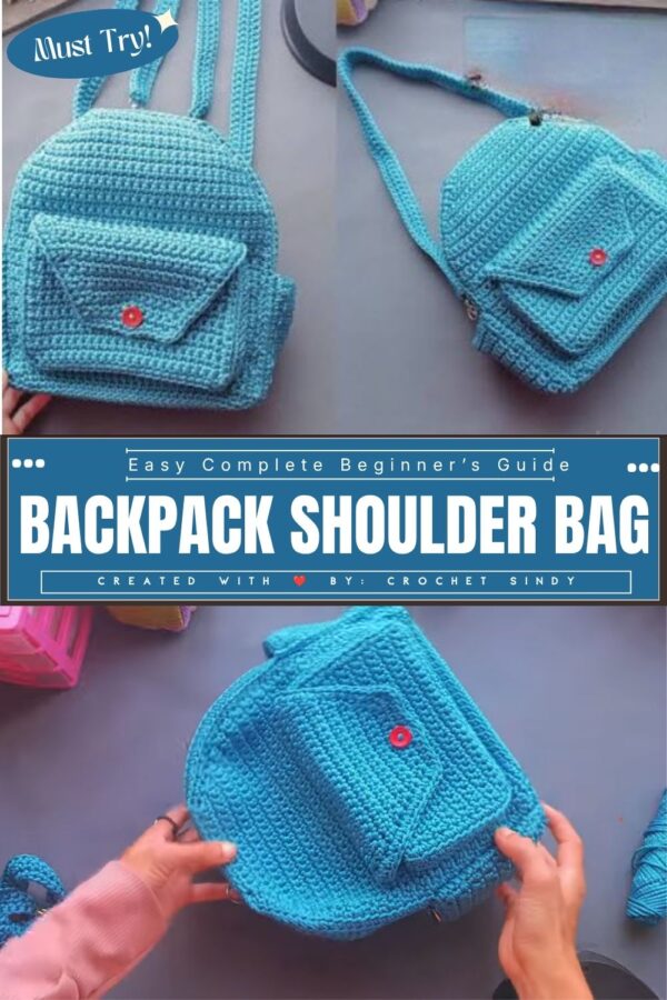 Get This Crochet Backpack Shoulder Bag Pattern Now