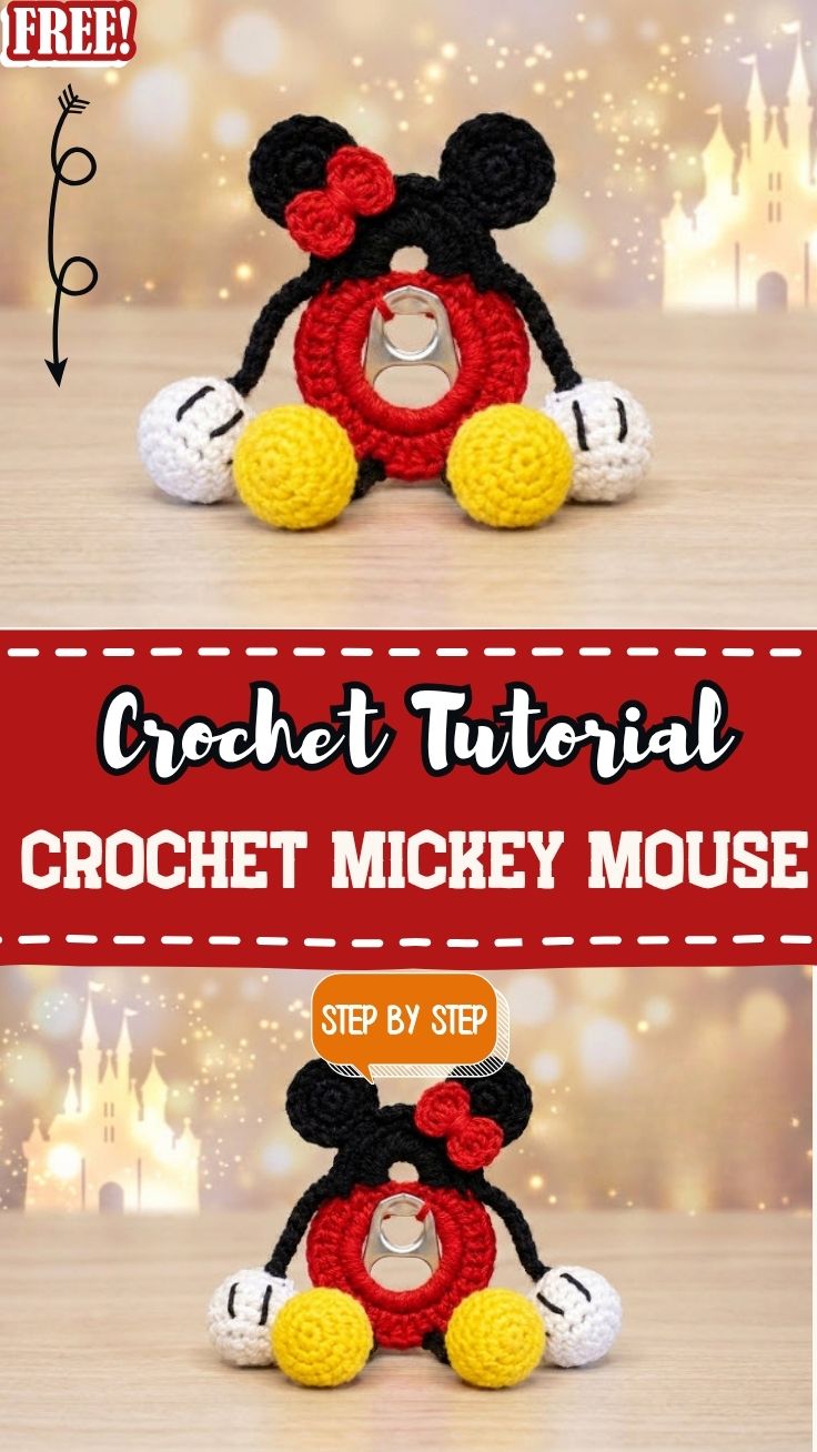 Handmade Crochet Mickey Mouse Amigurumi Pattern for a Cute Friend