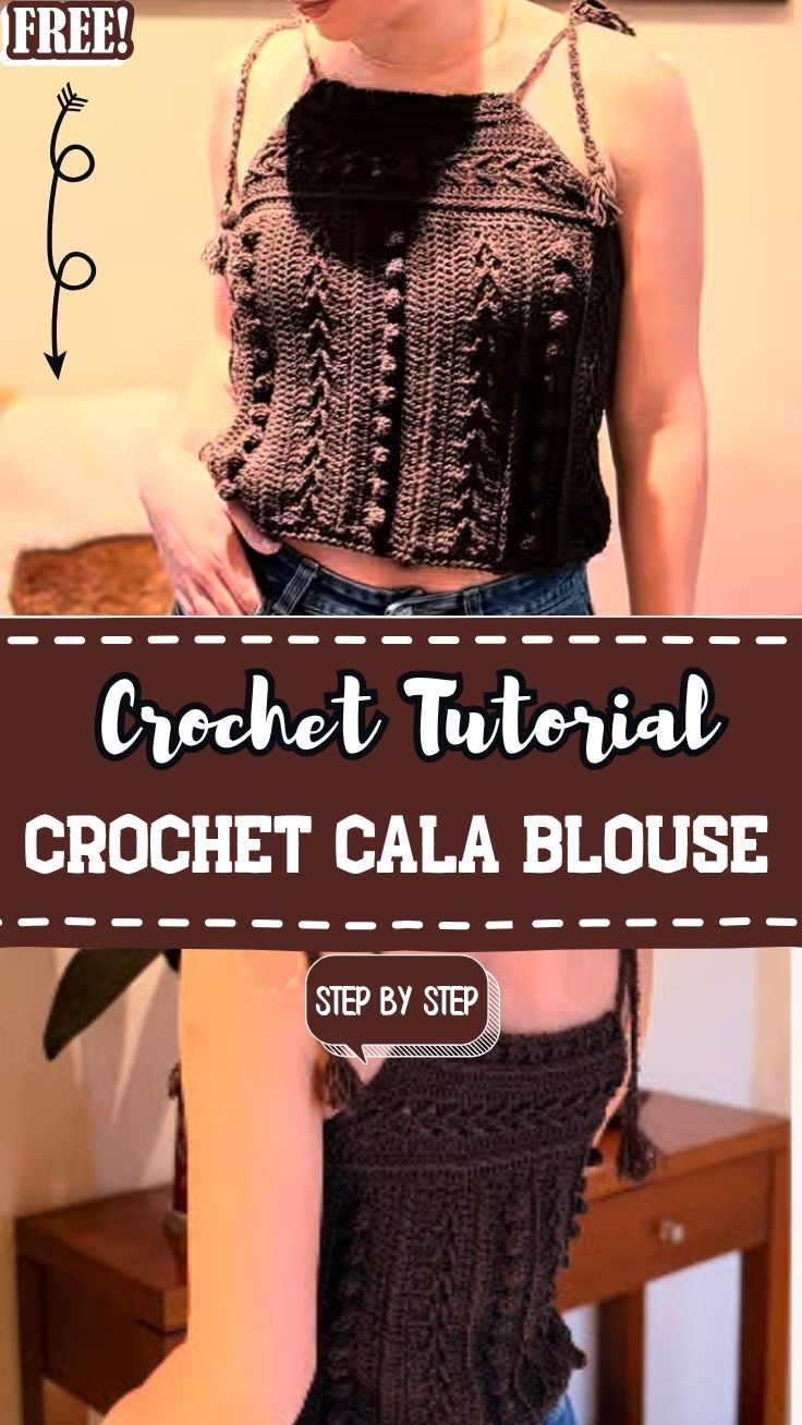 Stylish Crochet Cala Blouse Pattern for Casual Looks