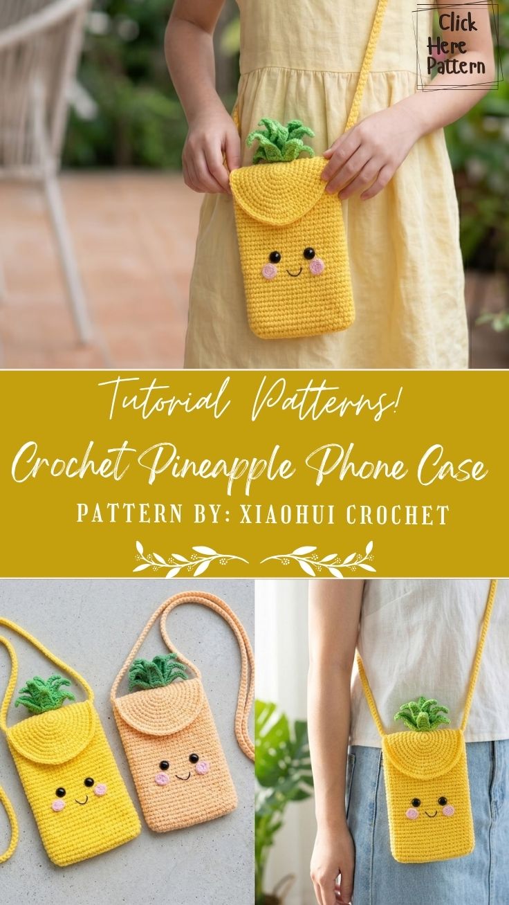 Unique Crochet Pineapple Phone Case Pattern for Beginners