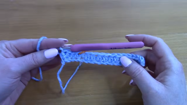 Crocheting back loop only stitches for ribbed texture