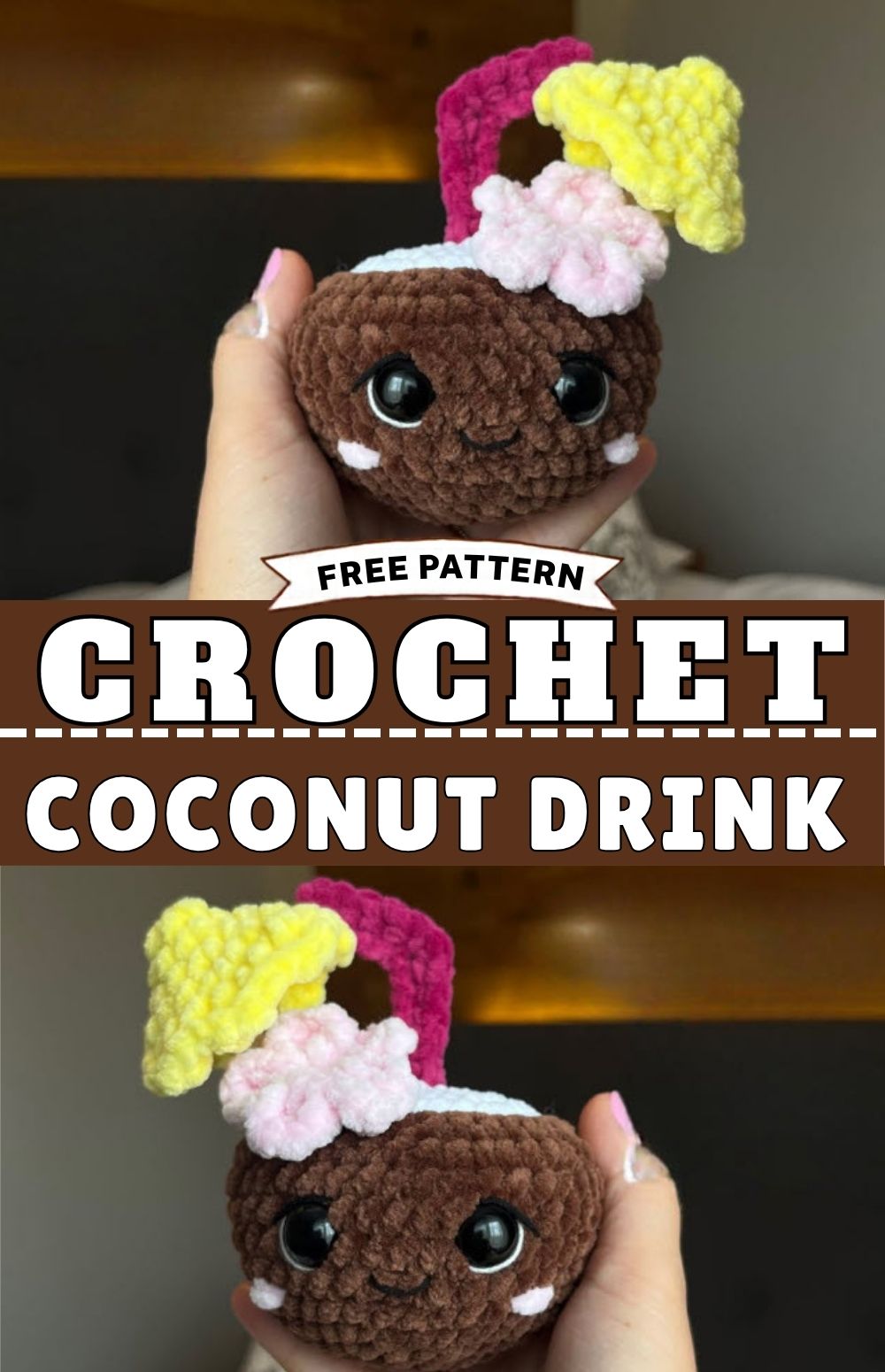 Sweet Crochet Coconut Drink Pattern to Make